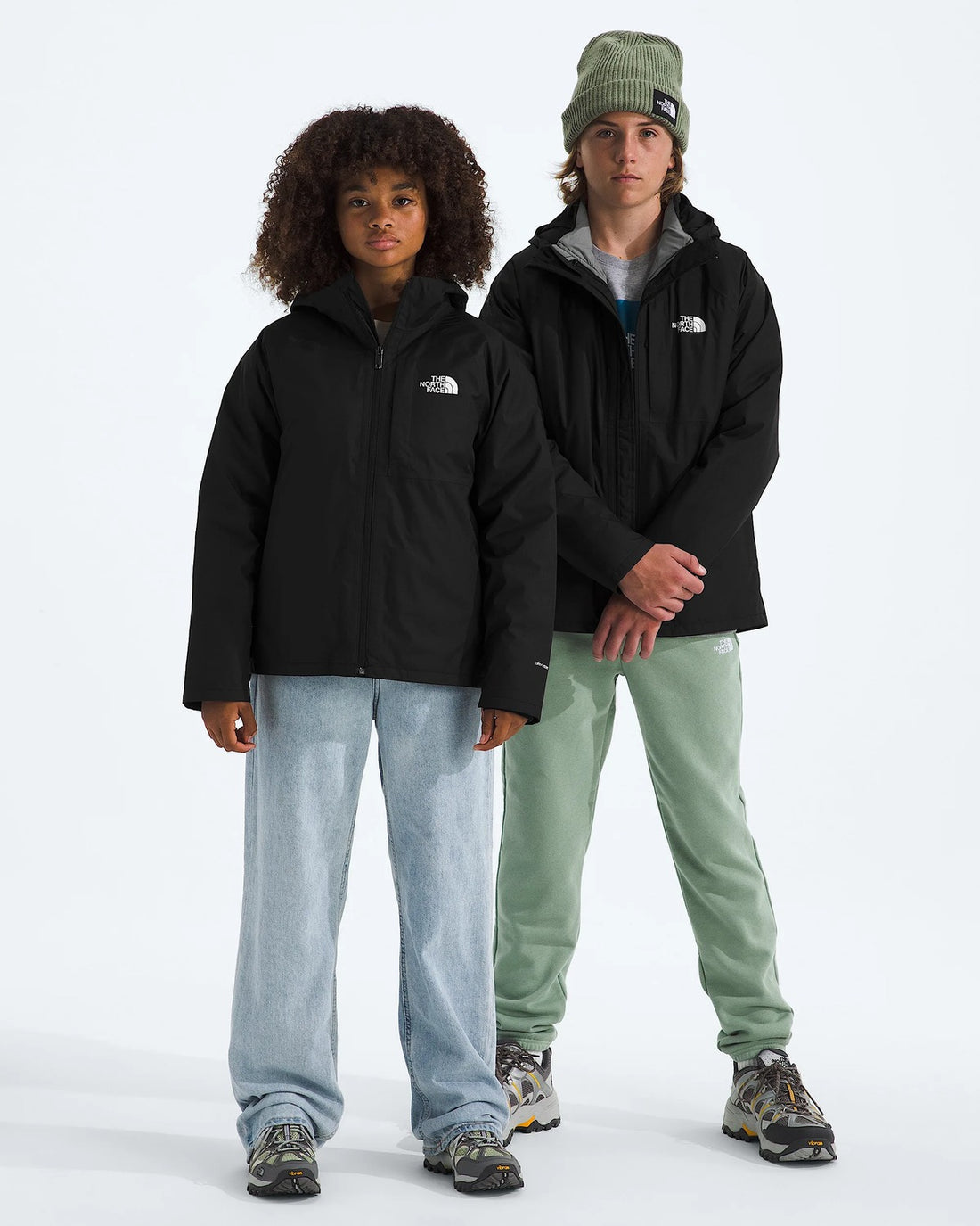 The North Face Teen Perrito 4-N-1 Hooded Jacket - TNF Black in TNF Black - product view 1