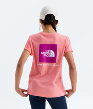 The North Face Teens' Evolution Box NSE T-Shirt - Coral Crush