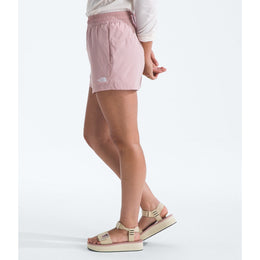 The North Face Women's Class V Pathfinder Pull-On Shorts 3 Inch Metal Pink