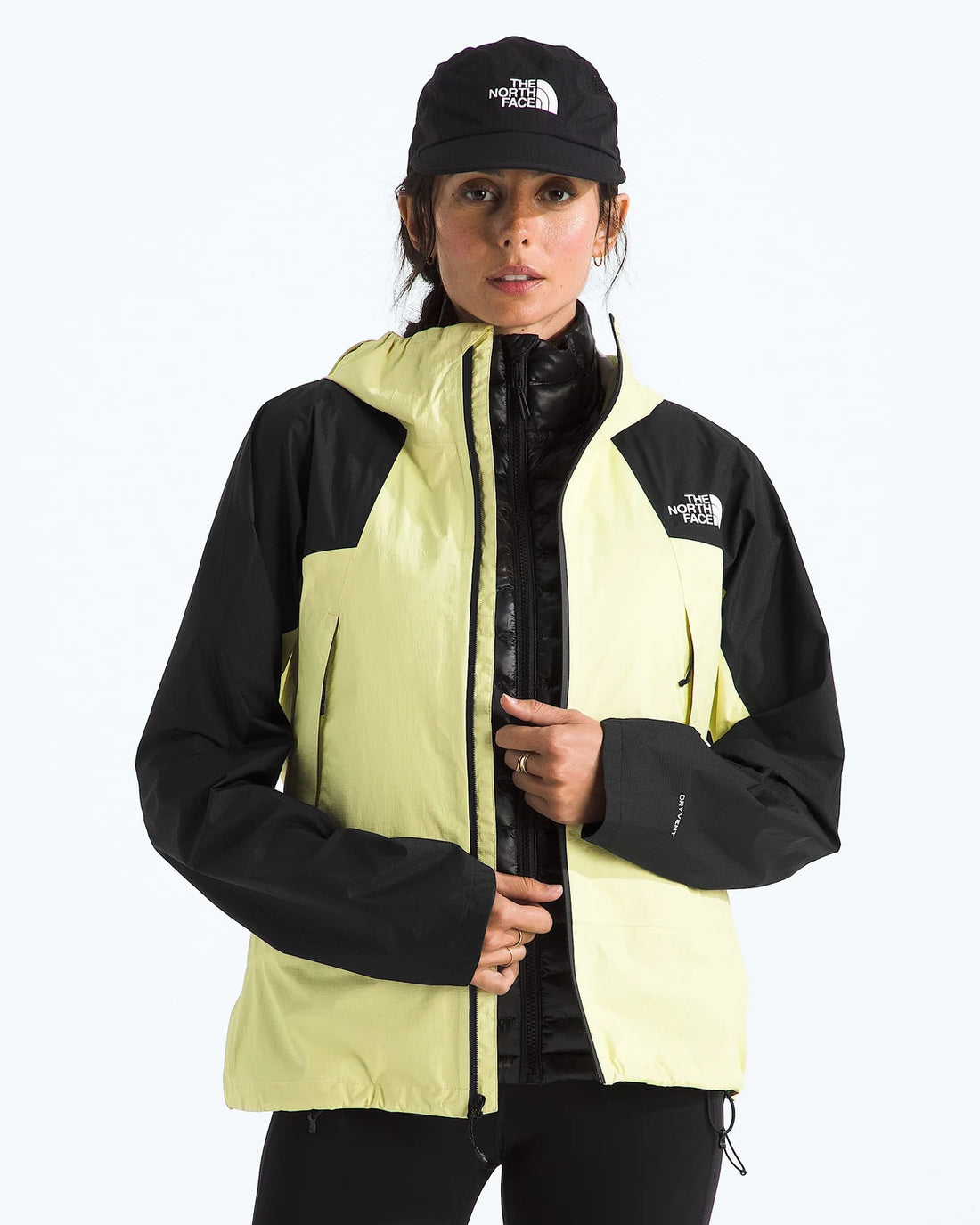 Women’s Ridgelite WP Jacket in Lemon Mist/TNF Black - Hero