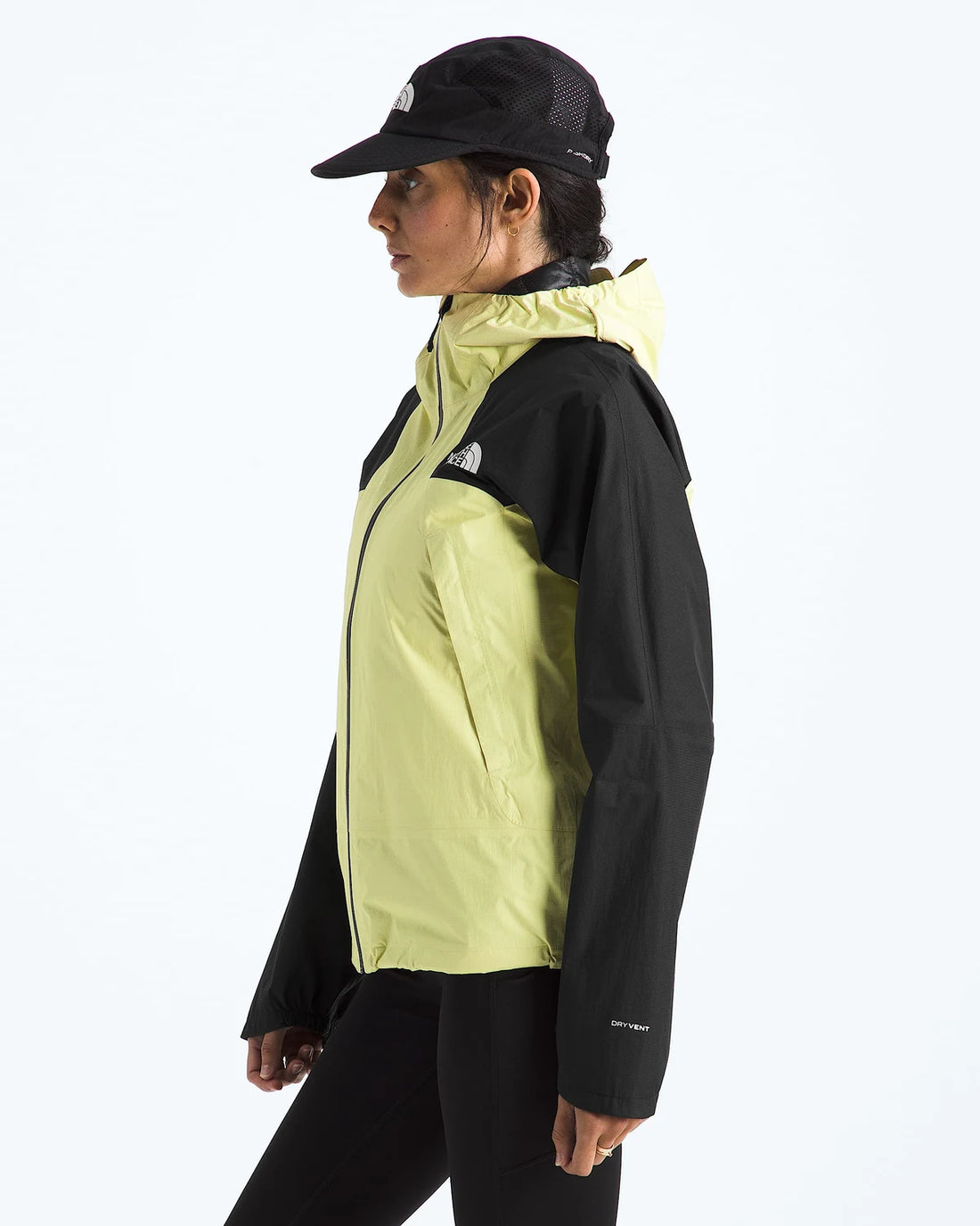 Women’s Ridgelite WP Jacket in Lemon Mist/TNF Black - Model34