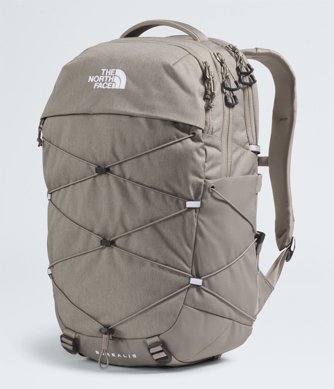 The North Face Women's Borealis Backpack - Stone Slab Light Heather/Stone Slab - front three-quarter view