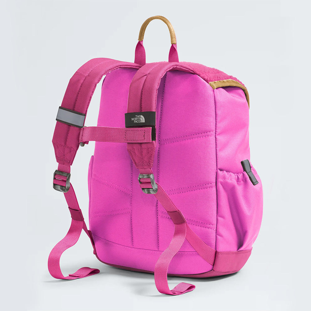 THE NORTH FACE The North Face Youth Mini Explorer Backpack adjustable straps with reflective strip and rope top handle img 9/14