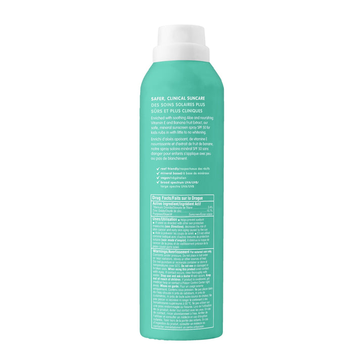Think Kids All Sheer Mineral Sunscreen Spray SPF50, 177 ml turquoise bottle with white cap