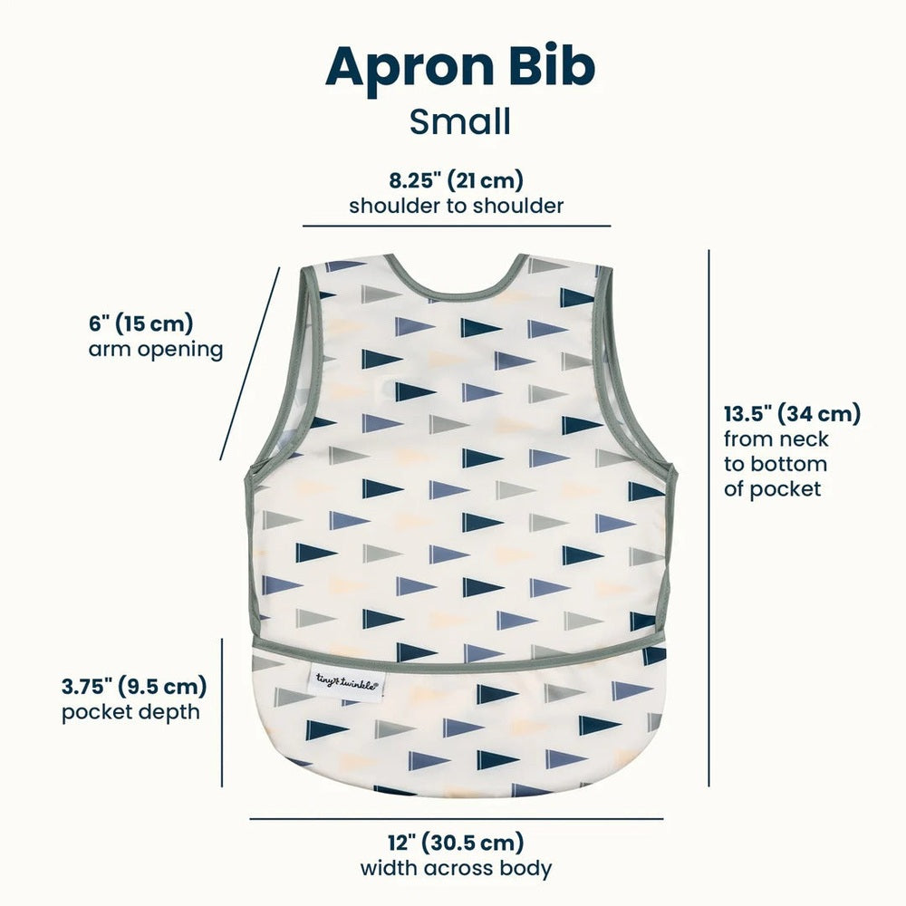Tiny Twinkle Mess-Proof Apron Bib 6-24M, product view 11