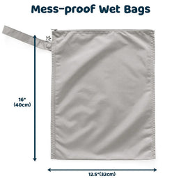 Tiny Twinkle Mess-Proof Wet Bags - 2 Pack