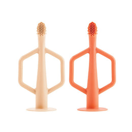 Tiny Twinkle Silicone Training Toothbrush 2 Pack