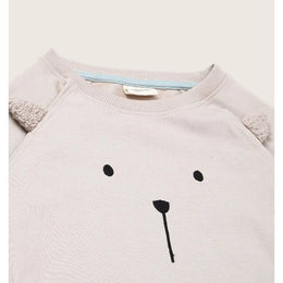 Turtledove London 3D Character Sweatshirt Pumice