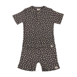 Turtledove London Animal Print Short Set Charcoal