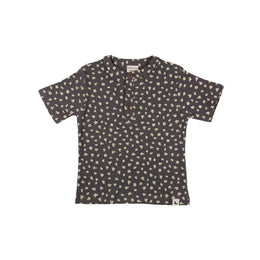 Turtledove London Animal Print Short Set Charcoal