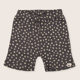 Turtledove London Animal Print Short Set Charcoal