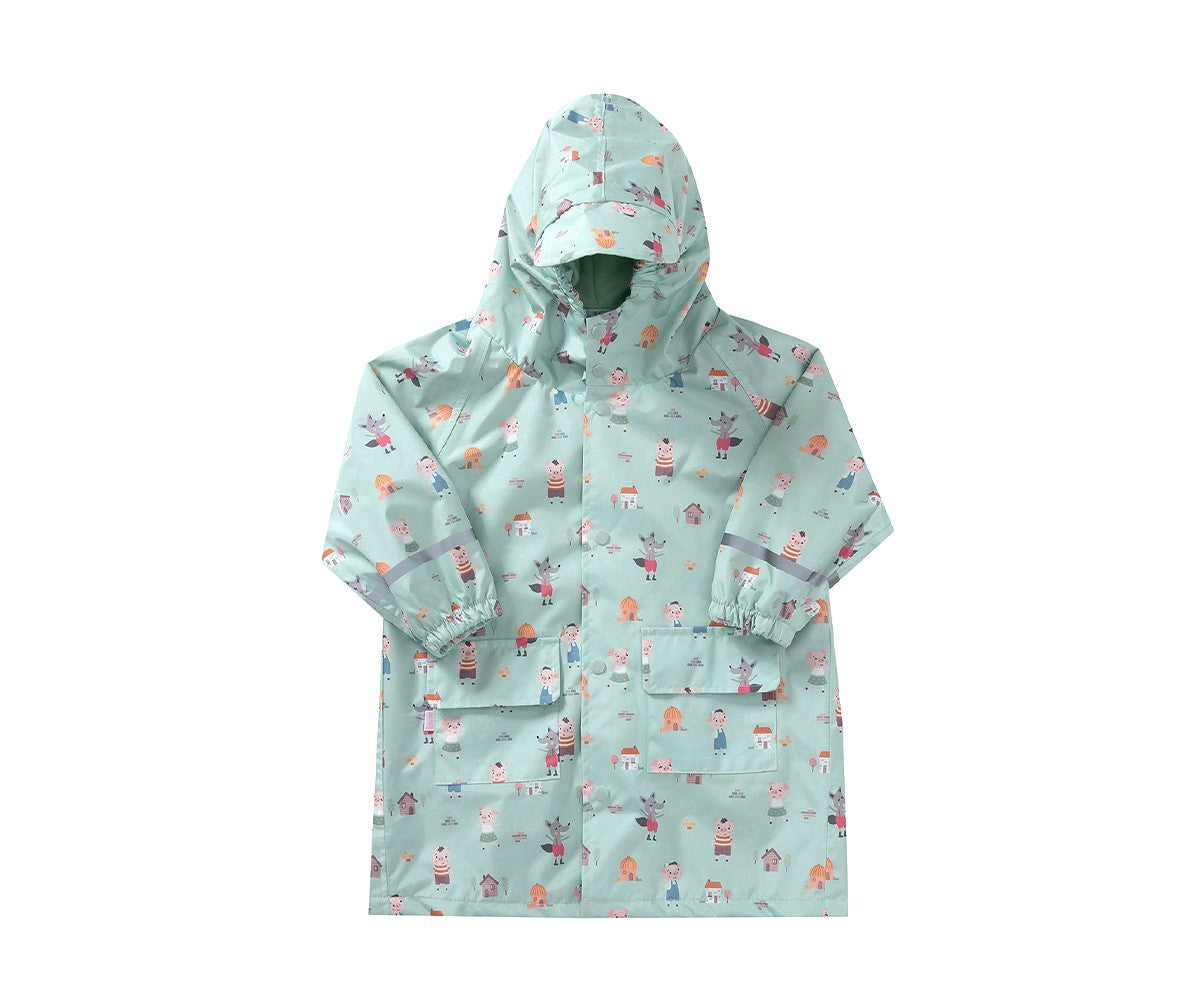 Tutete Children's Raincoat - The Three Little Pigs