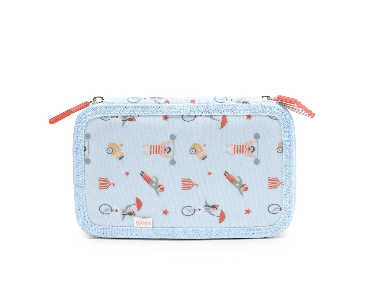 Tutete Double Compartment Hard Top Pencil Case