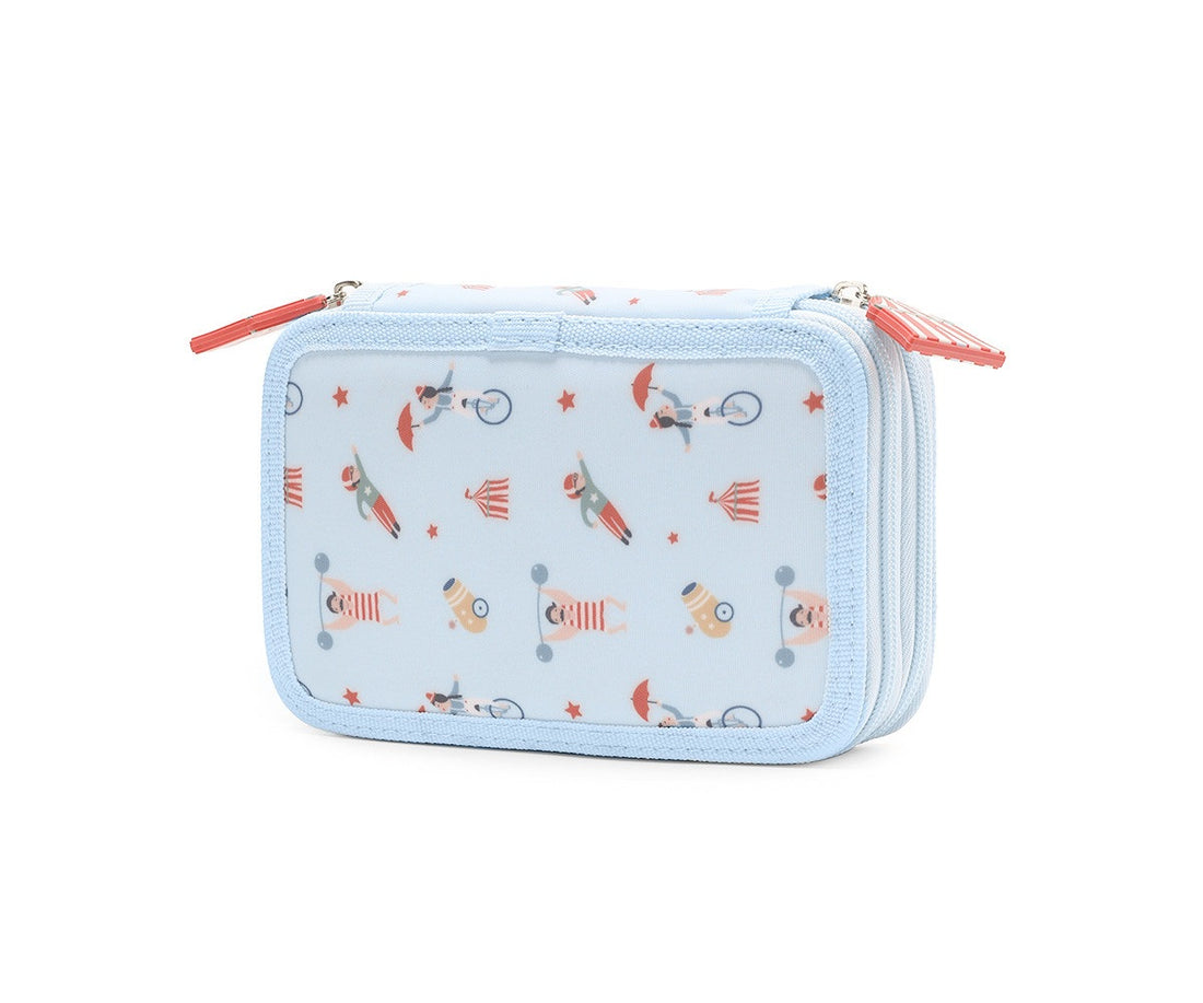 Tutete Double Compartment Hard Top Pencil Case - Circus Show - product detail view 5