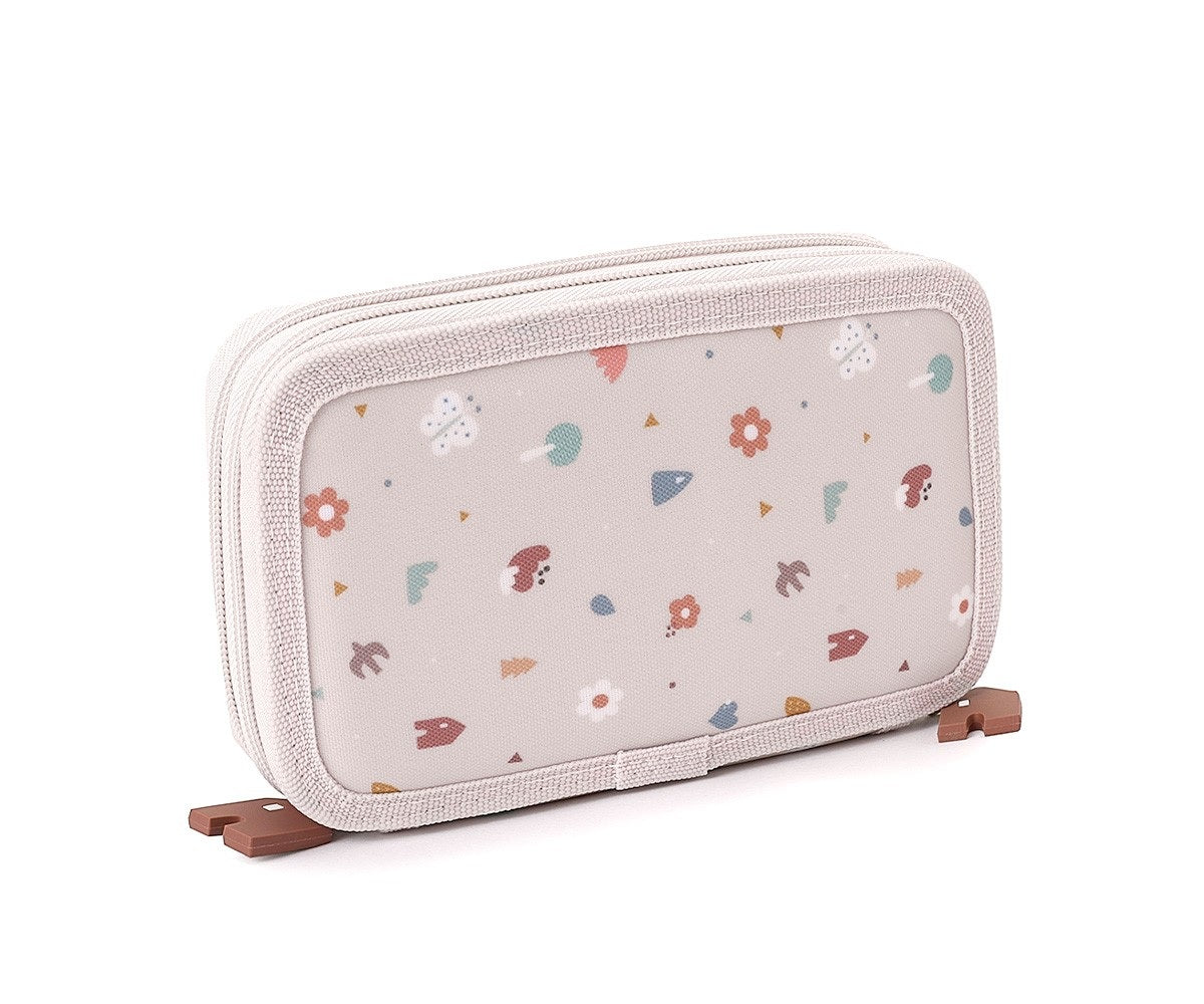 Tutete Double Compartment Hard Top Pencil Case