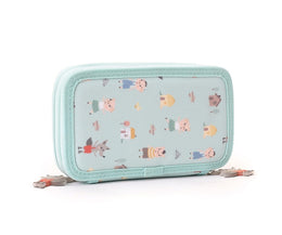 Tutete Double Compartment Hard Top Pencil Case