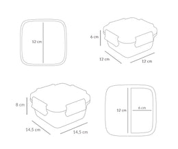 Tutete Kids Large Lunch Box