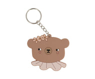 Tutete Personalized Silicone Keychain