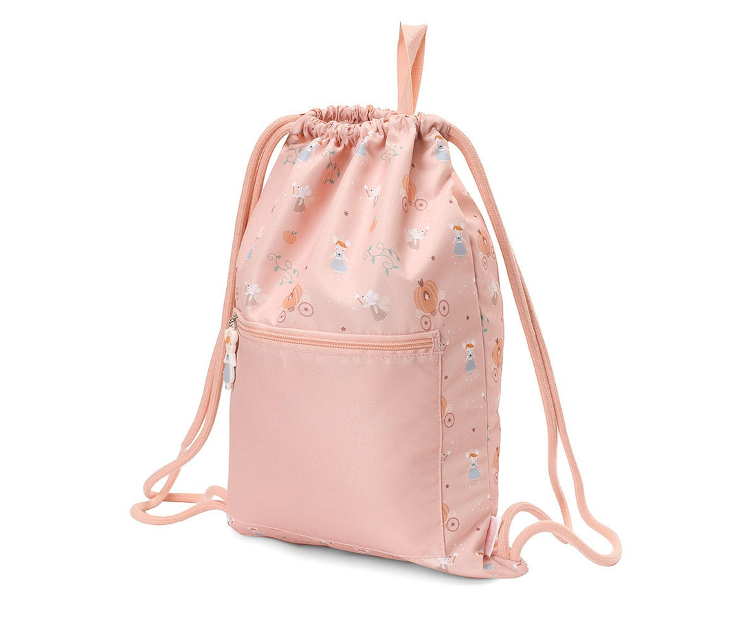 Tutete Personalized Waterproof Drawstring Backpack - Mouse Fairies - product detail view 7
