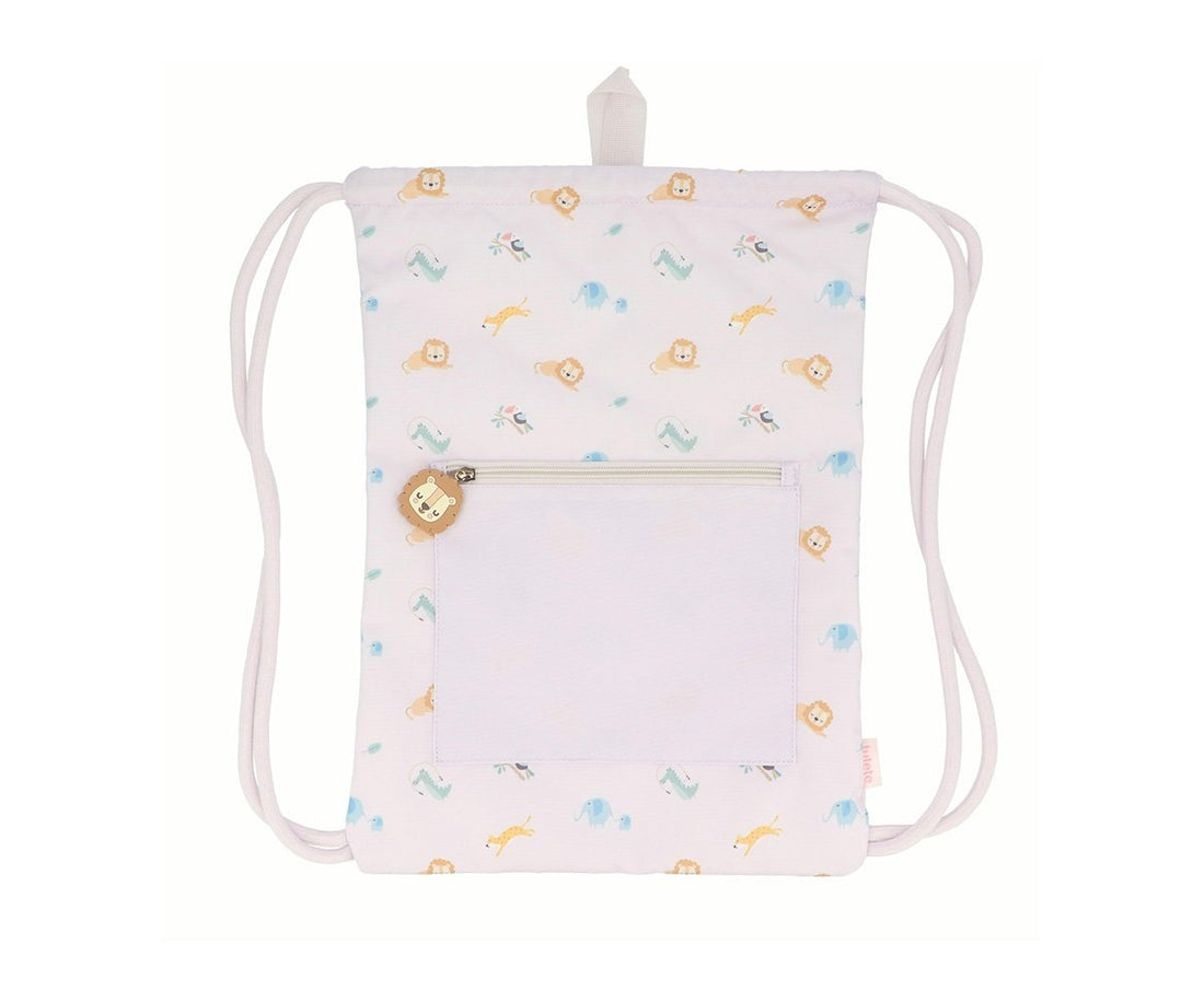 Tutete Personalized Waterproof Drawstring Backpack - Savannah - main product view