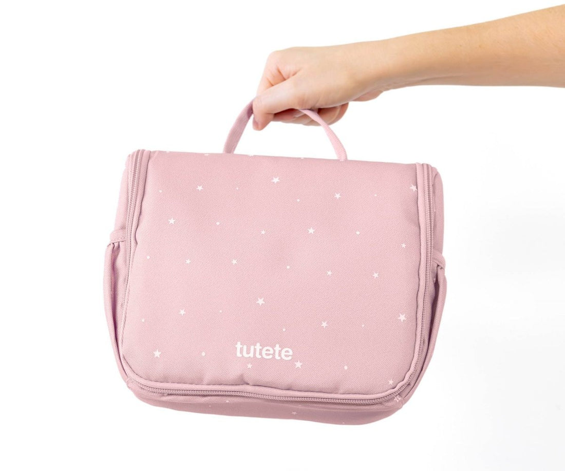 Tutete Travel Toiletry Bag - Tutete Stars Pink - product detail view 5