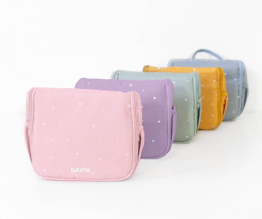 Tutete Travel Toiletry Bag - Tutete Stars Pink - product detail view 7