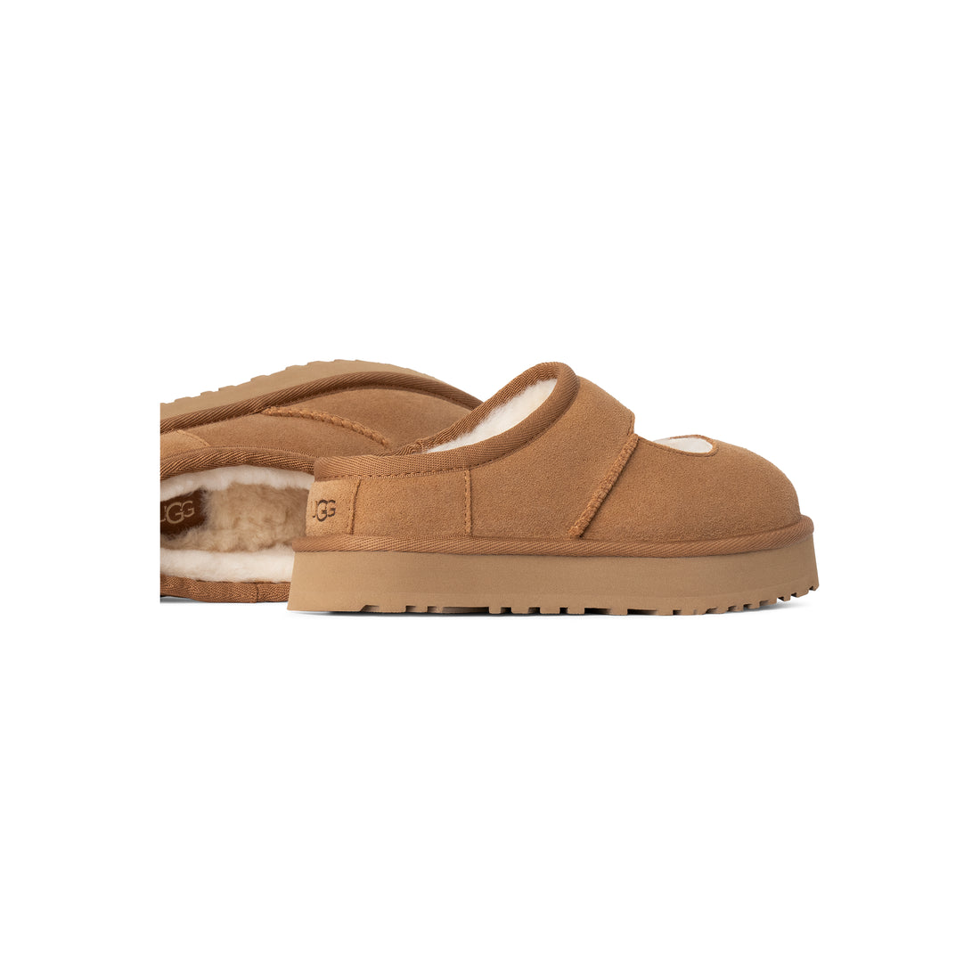 UGG Kids' Bea Mary Jane Chestnut — rear pair