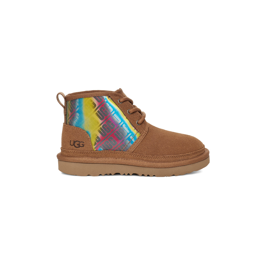 UGG Kids' Neumel Chromatic Boots Chestnut — official side profile