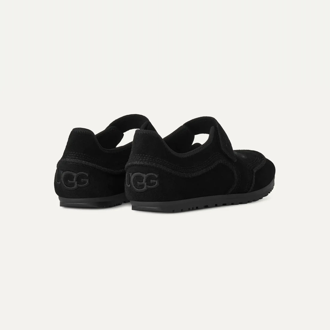 UGG Quill Mary Jane in Black, pair viewed from the back