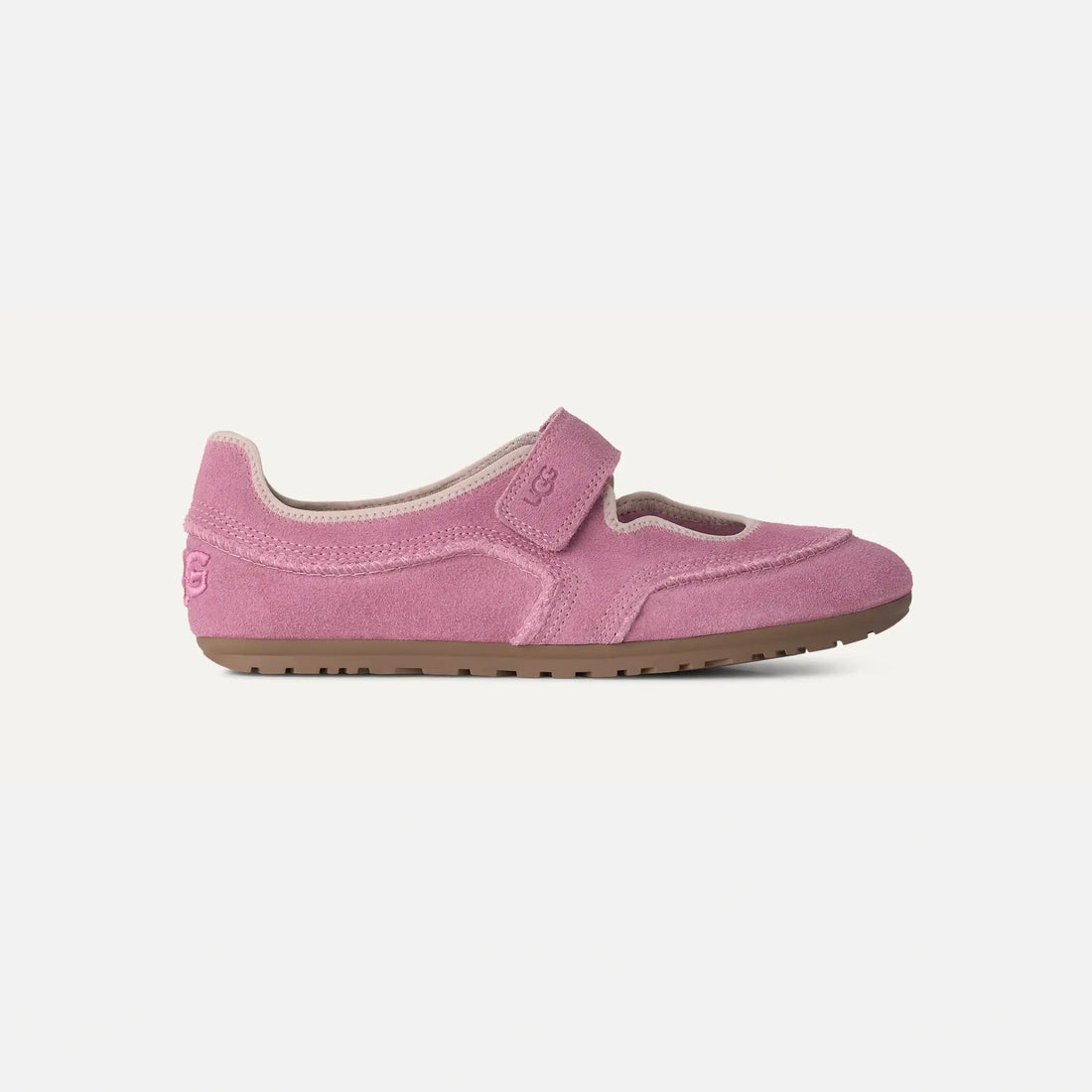 UGG Women's Quill Mary Jane in Dusty Orchid, outer side profile