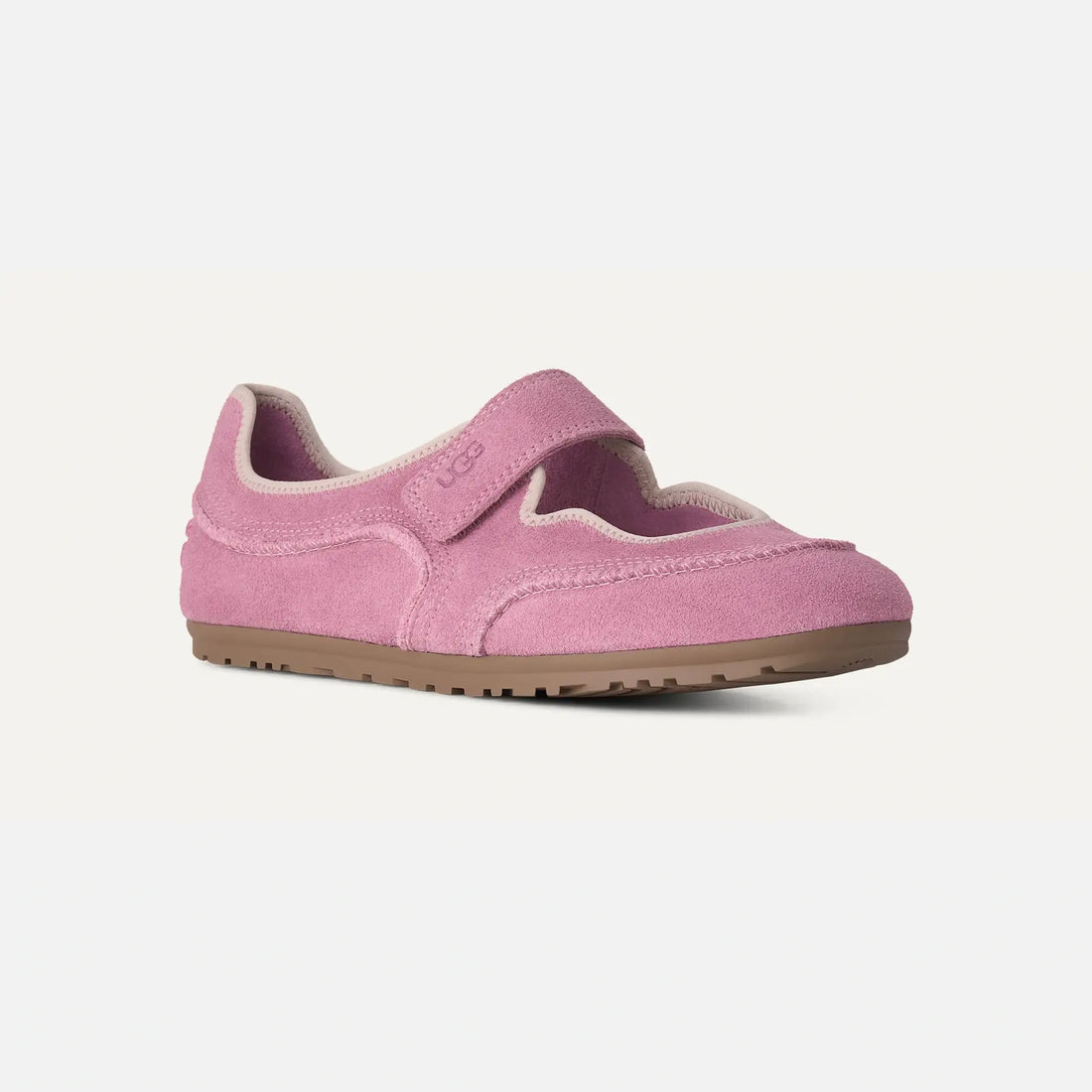 UGG Women's Quill Mary Jane in Dusty Orchid, front three-quarter view