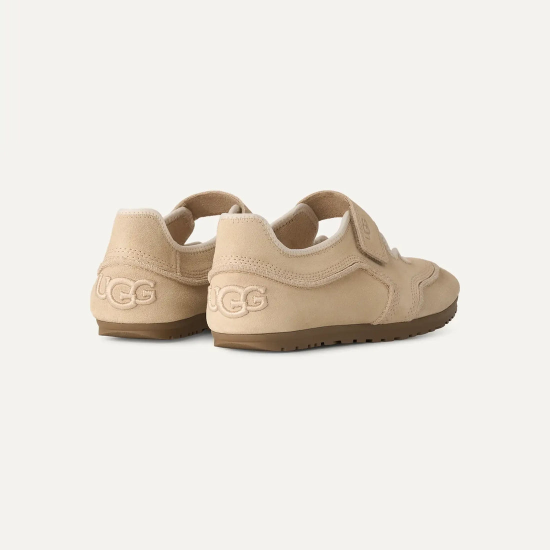 UGG Quill Mary Jane in Sand Castle, pair viewed from the back