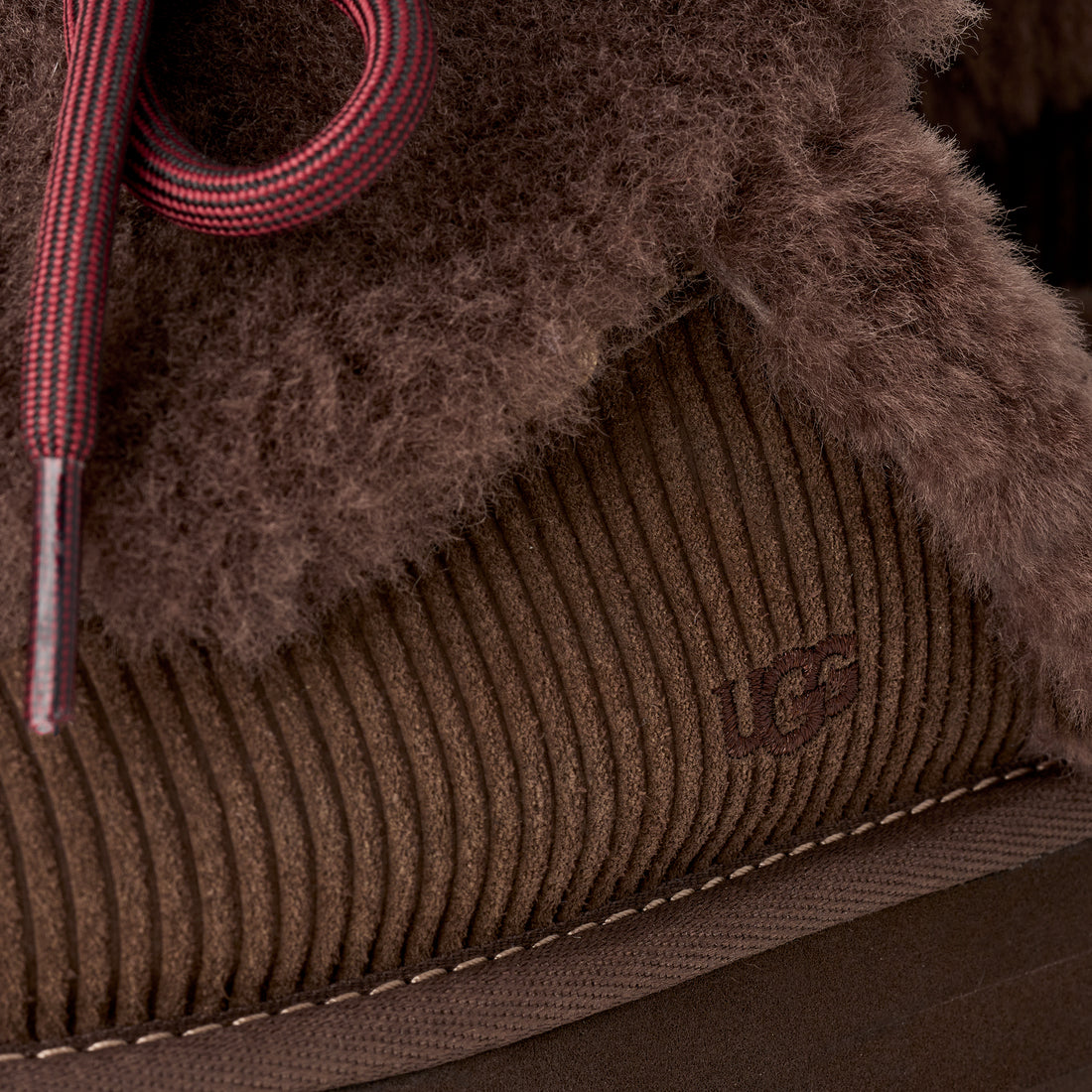 UGG Women's Disquette Heritage Burnt Cedar — detail