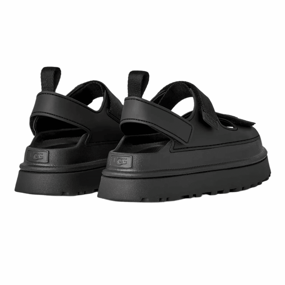Ugg Womens Goldenglow Black Sandals | baby enRoute Canada