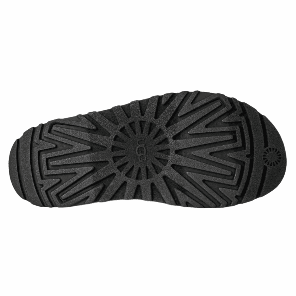 UGG Goldenglow women's black sandal with rugged rubber tread sole