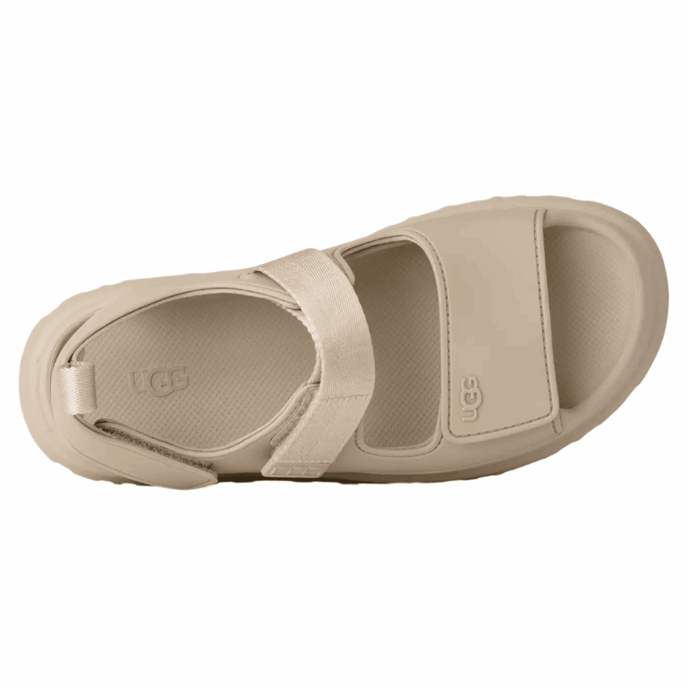 UGG Women's Goldenglow sandal in Sea Salt beige with adjustable straps