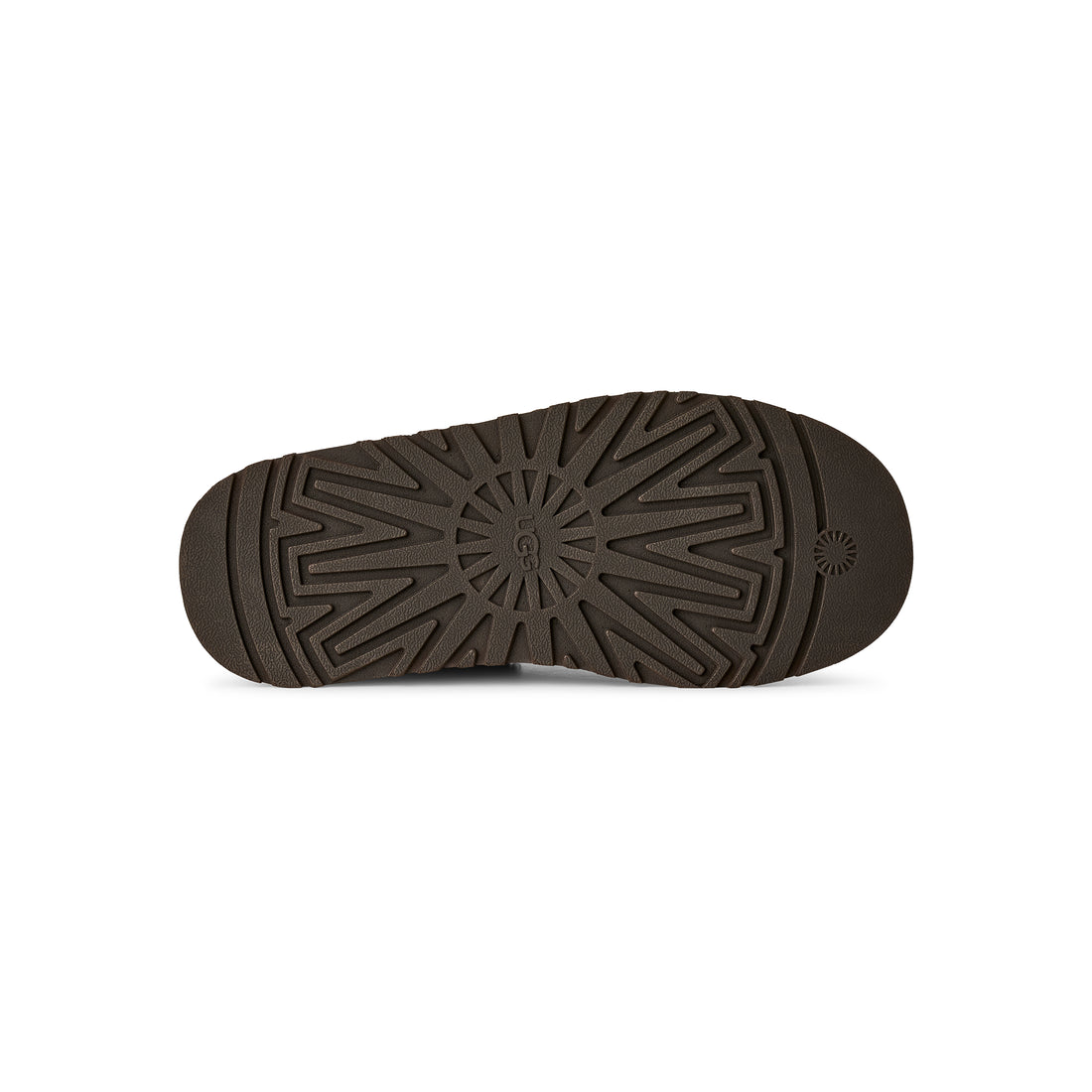 UGG Women's Heritage Lace-Up Slipper Burnt Cedar — outsole