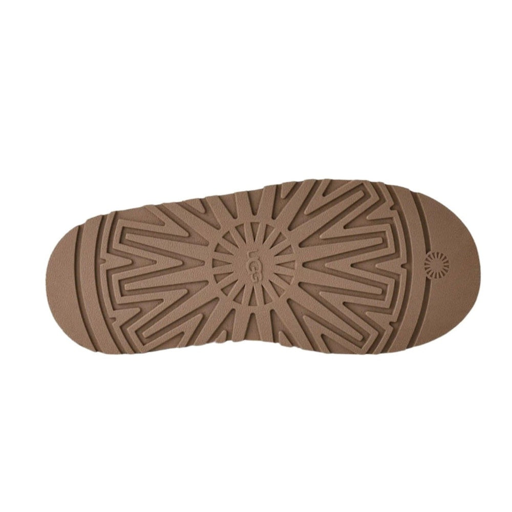 UGG Women's Tazz II Chestnut sandal outsole with rugged tread pattern.