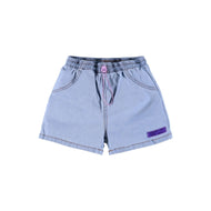 Up Baby Girl Jeans Shorts Blue