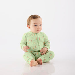 Up Baby Soft Jersey Cotton Boys Jumpsuit Rabbit