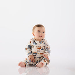 Up Baby Soft Jersey Cotton Jumpsuit Construction