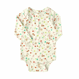 Upbaby Baby Girl Long Sleeve Bodysuit Off White
