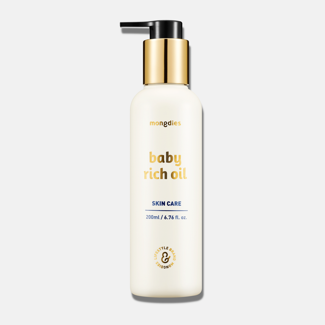 Mongdies Baby Rich Oil 200ml - front product view