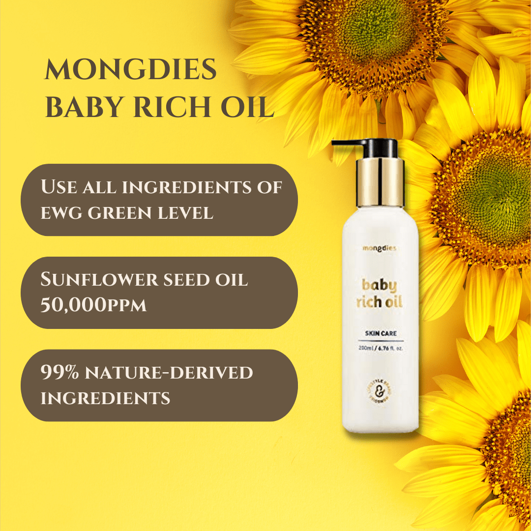 Mongdies Baby Rich Oil 200ml - official product detail 5