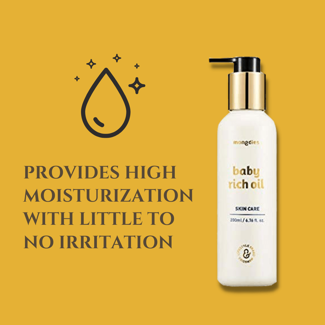 Mongdies Baby Rich Oil 200ml - official product detail 7