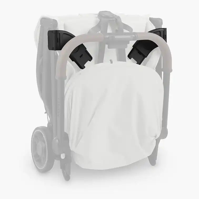 Uppababy adapters for Minu V3 and Mesa I-Size stroller seats, pair in light gray