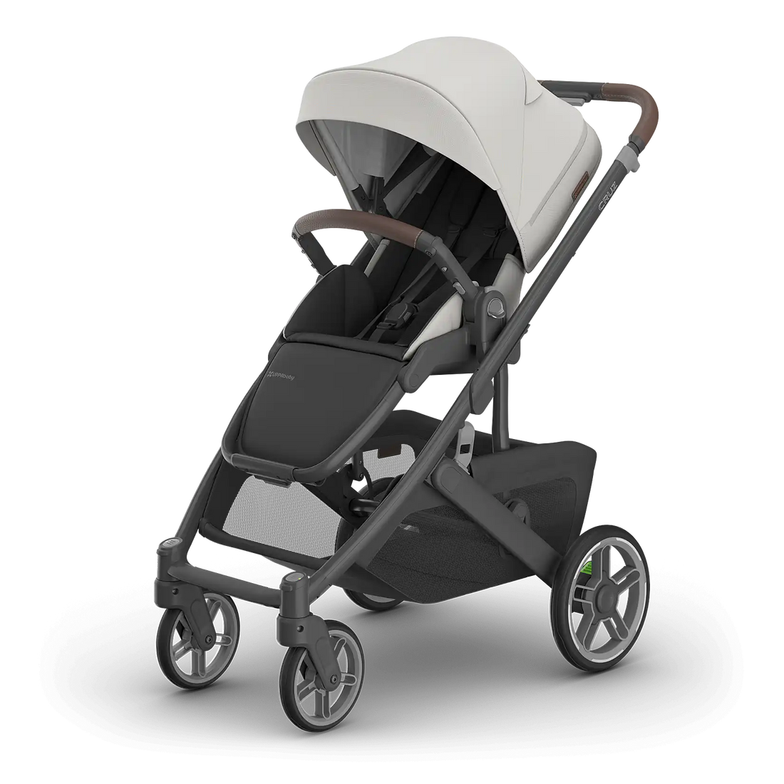 UPPAbaby Cruz V3 — Savannah — front three-quarter view