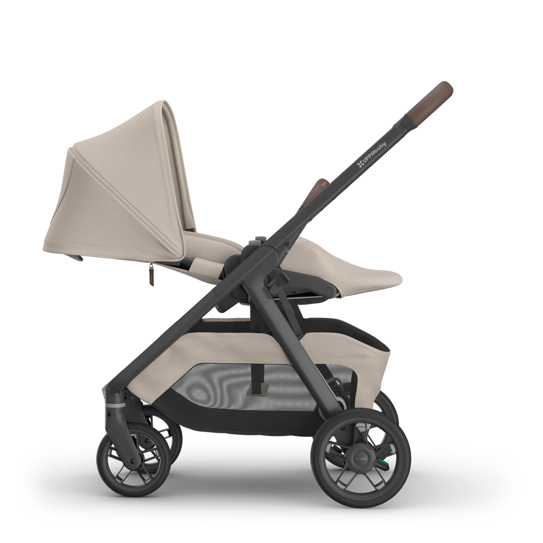 UPPAbaby Kona Ada — Side newborn seat configuration