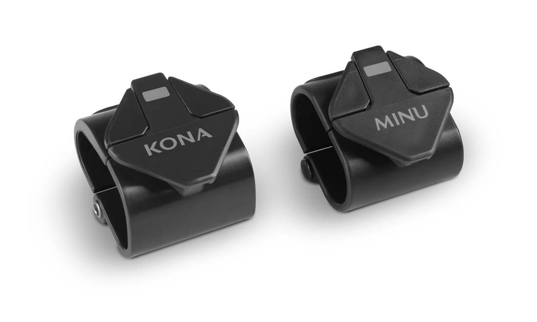 UPPAbaby Cup Holder attachment clips marked Kona and Minu