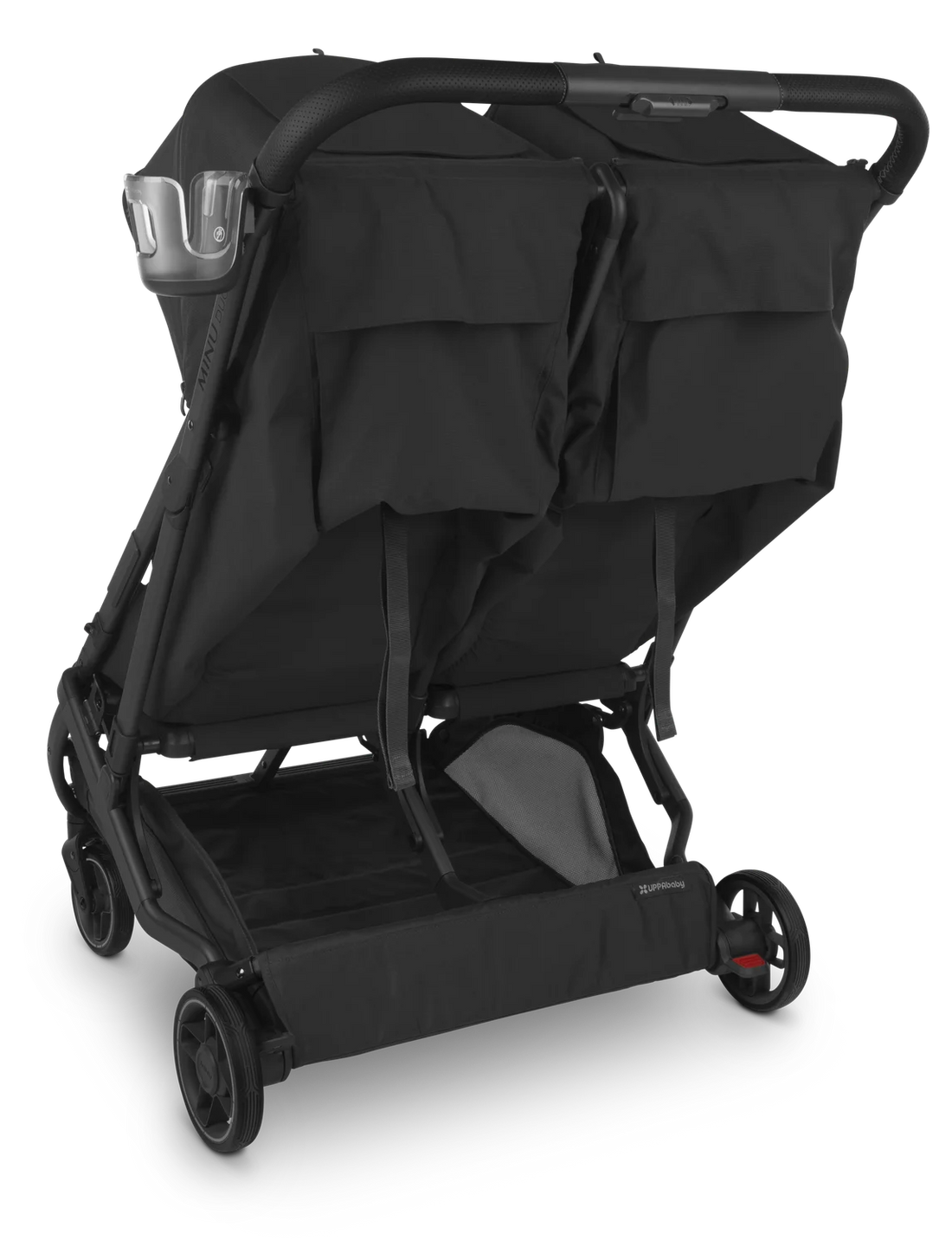 UPPAbaby Cup Holder fitted to Minu Duo; stroller and drink container sold separately
